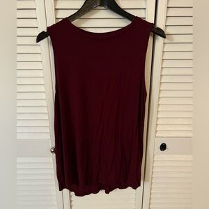 a new day Rich Burgundy Tank Top